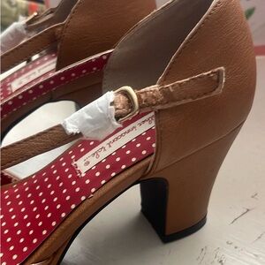 Brown Leather Women's Heels